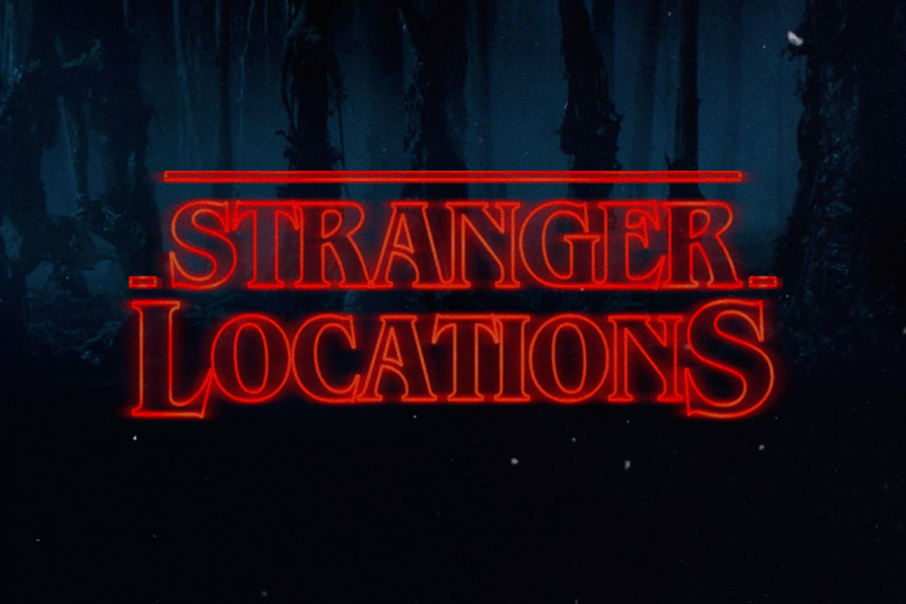 Stranger Things Filming Locations  Stranger things logo, Stranger things,  Stranger